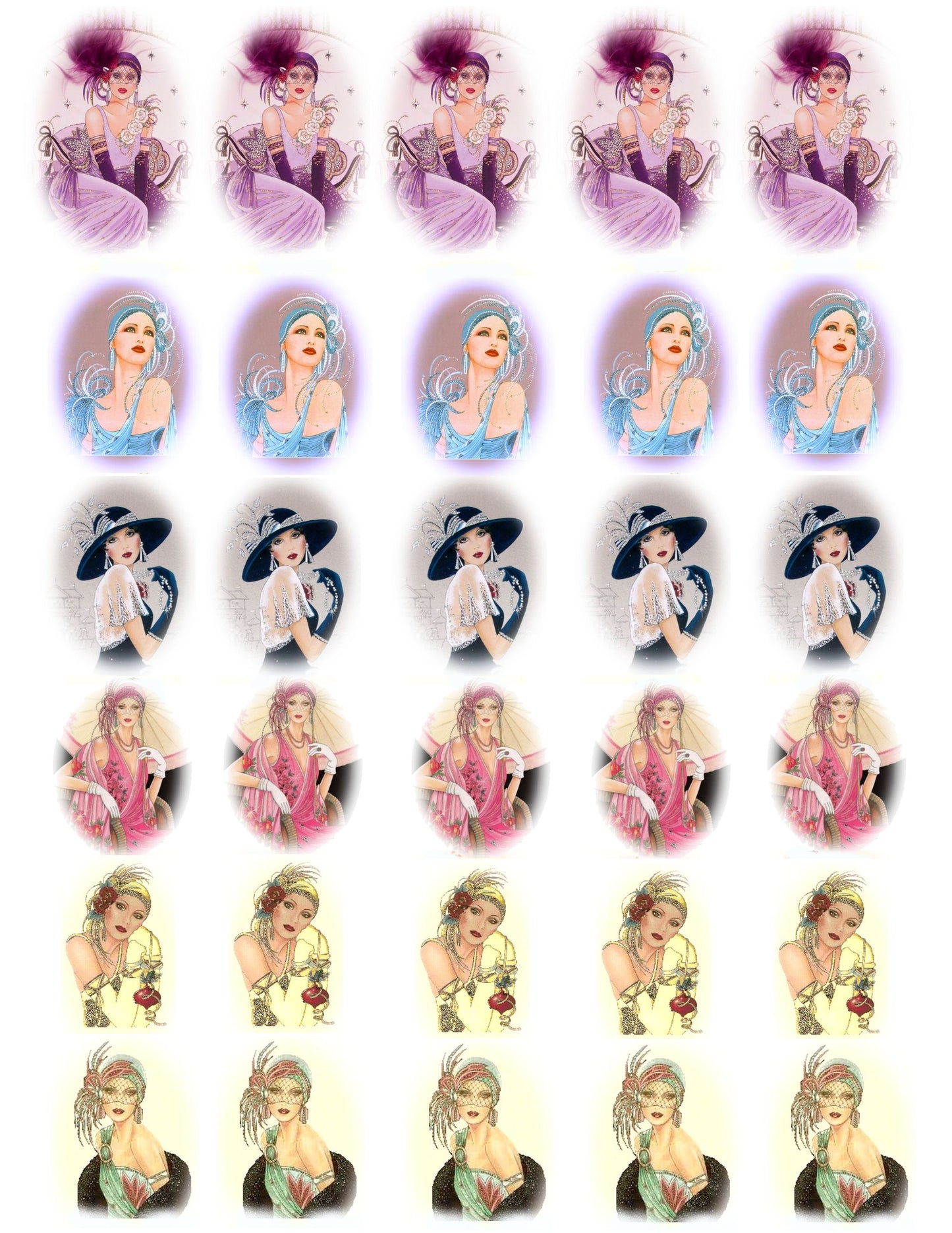 Flappers Decal Sheet