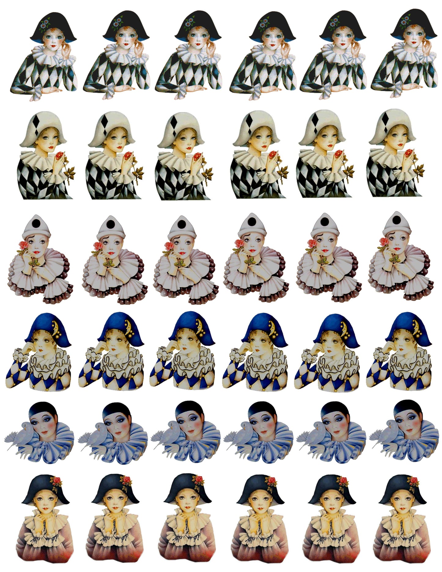 Pierrot Decal Sheet