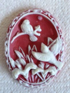 BIRDS WITH FLOWERS