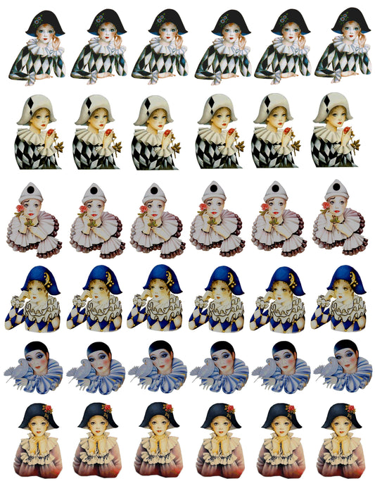 Pierrot Decal Sheet