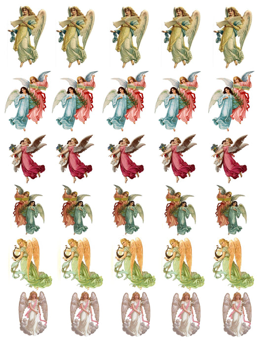 Victorian Angel Decal Sheet