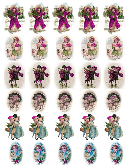 Victorian Kids Decal Sheet