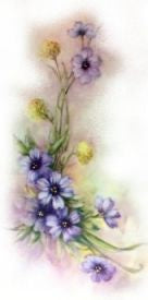 Blue Wild Flower VD004