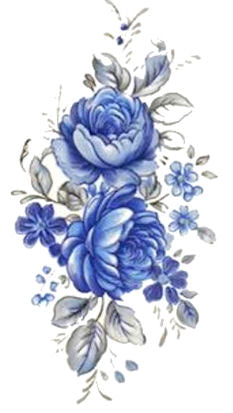 Antique Blue Rose VD015