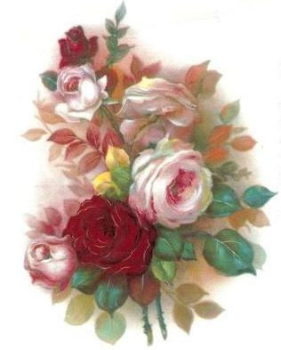 Burgundy Pink Rose #1 VD022